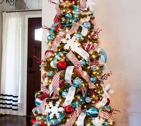 How to Put Ribbon on a Christmas Tree (EASIEST Pro Hack!) | Redesign