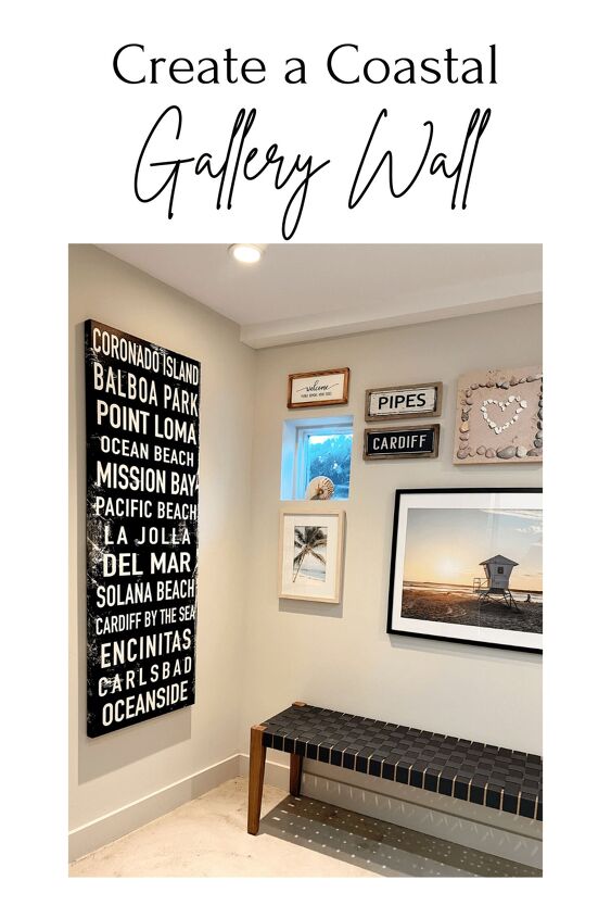 Creating a Coastal Gallery Wall in a Beach Home | Redesign