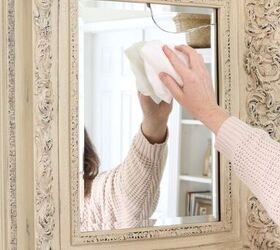 Wreath on a mirror? Yes—here's the trick