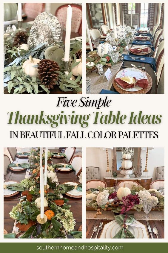 Fall Table Colors 5 Table Decorating Ideas With Beautiful Fall Color Palette | Redesign