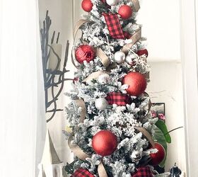 Decorating a Flocked Christmas Tree | Redesign