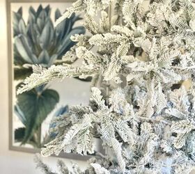 Stylish Decorating Ideas for a Flocked Christmas Tree | Redesign