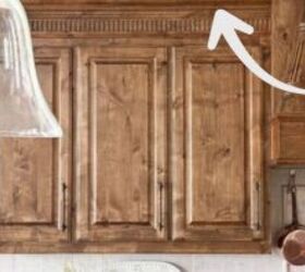 The simple styling move that makes awkward cabinet gaps look amazing
