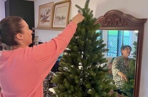 Fluffing, lighting, and decorating secrets for the most realistic artificial tree yet