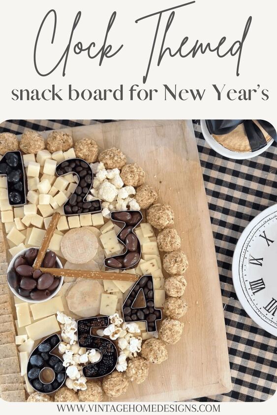 How To Create a Clock Themed Snack Board for New Year's | Redesign