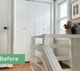 This moody paint color changed their entryway