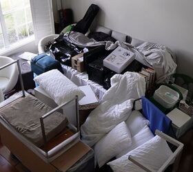 How refinishing their hardwood floors disrupted—and improved—their decluttering