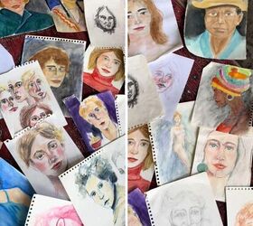 These portraits were painted by her mom—here’s what she’s doing with them