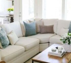 The throw pillow size formula that always works on sectionals