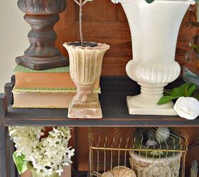 Early Spring Decorated Shelves With Classic Vintage Style | Redesign