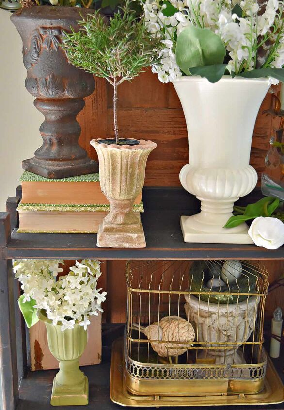 Spring Display Shelving Early Spring Decorated Shelves With Classic Vintage Style | Redesign