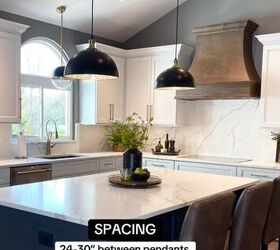 How to hang kitchen island pendant lights correctly