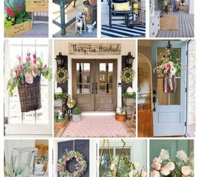 Spring front door ideas that go beyond the usual wreath