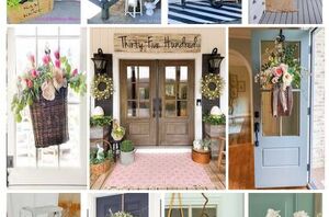 Spring front door ideas that go beyond the usual wreath
