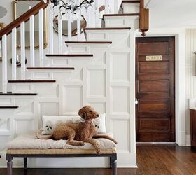This one small change made SUCH a difference in her spring entryway