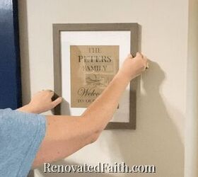 How To Hang Multiple Pictures On A Wall Evenly (Easy Hack!) | Redesign