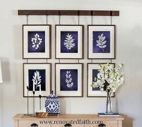 How To Hang Multiple Pictures On A Wall Evenly (Easy Hack!) | Redesign