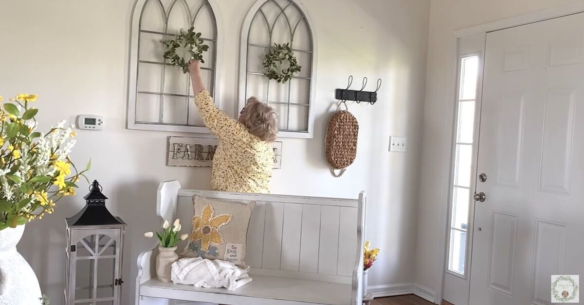 Spring Entryway Refresh: A Cozy, Rustic Redesign | Redesign