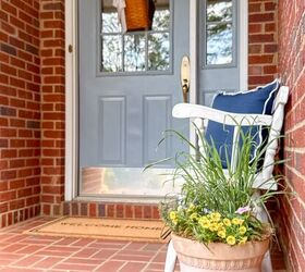 How this blogger refreshed her entire spring porch in one afternoon—without scrubbing a thing