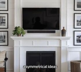 7 different ways to styling a mantel with a TV