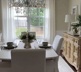 The wallet-friendly wallpaper hack she used to set her whole dining room's tone