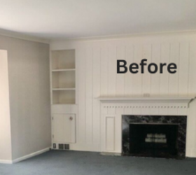 How to make old built-ins and shelves look more modern and beautiful