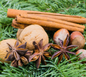 Do this with evergreen, rosemary, and cinnamon—it's prettier than what you can buy in stores