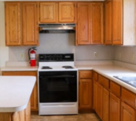 6 ways to make 1990's honey oak kitchen cabinets look shockingly stunning WITHOUT paint