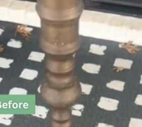 She turned this neglected candleholder into an unexpected living room feature