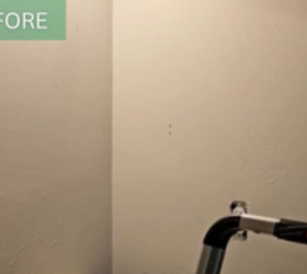 Her powder room went from neglected to gorgeous in one weekend