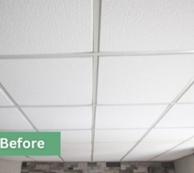 The simple drop ceiling update that actually looks beautiful