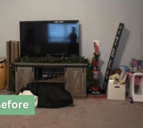 How she transformed a dull, cluttered room into a luxurious man cave for her brother