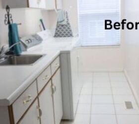 This laminate-to-luxurious laundry room makeover deserves an award