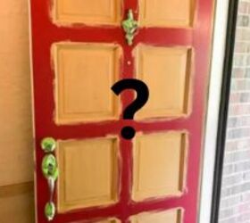 She did THIS to her front door—and it looks stunning!