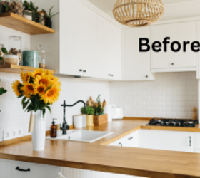 Instead of white kitchen cabinets, go with this gorgeous, modern color