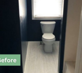 Make a dark, low-light bathroom look brighter with this one design technique