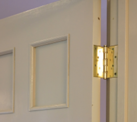 Get rid of your ugly door hinges for this much prettier option