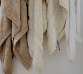 There's a much prettier way to hang your bathroom towels