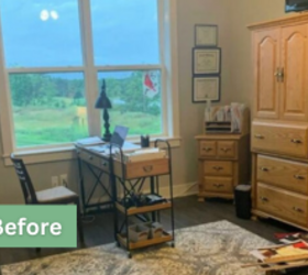 After suddenly needing to use her home office more, she decided to do THIS