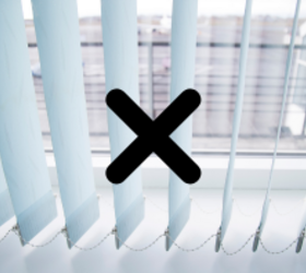 Vertical blinds got a much-needed makeover—and they're a game-changer for this type of window