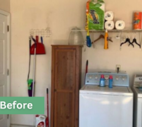 She gave her mom's garage laundry nook a much-needed makeover for Mother's Day