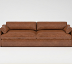 Most people put lamps next to their sofas, but you might love this look even more