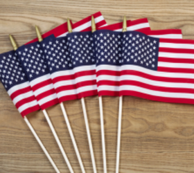 The quickest way to make your mantel pop this 4th of July