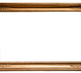 She thrifted empty vintage frames—what she did with them is SO charming
