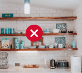 Open shelves have a bad rap, but this one addition makes them timeless