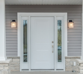 Instead of a full front porch, homeowners are opting for this other timeless look