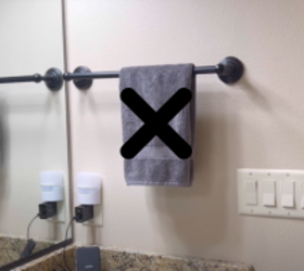 The towel-hanging method that makes any bathroom look like a hotel suite